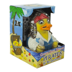 Captain Quack Mallard Pirates Of The Quackibbean Rubber Duckie  'NEW'